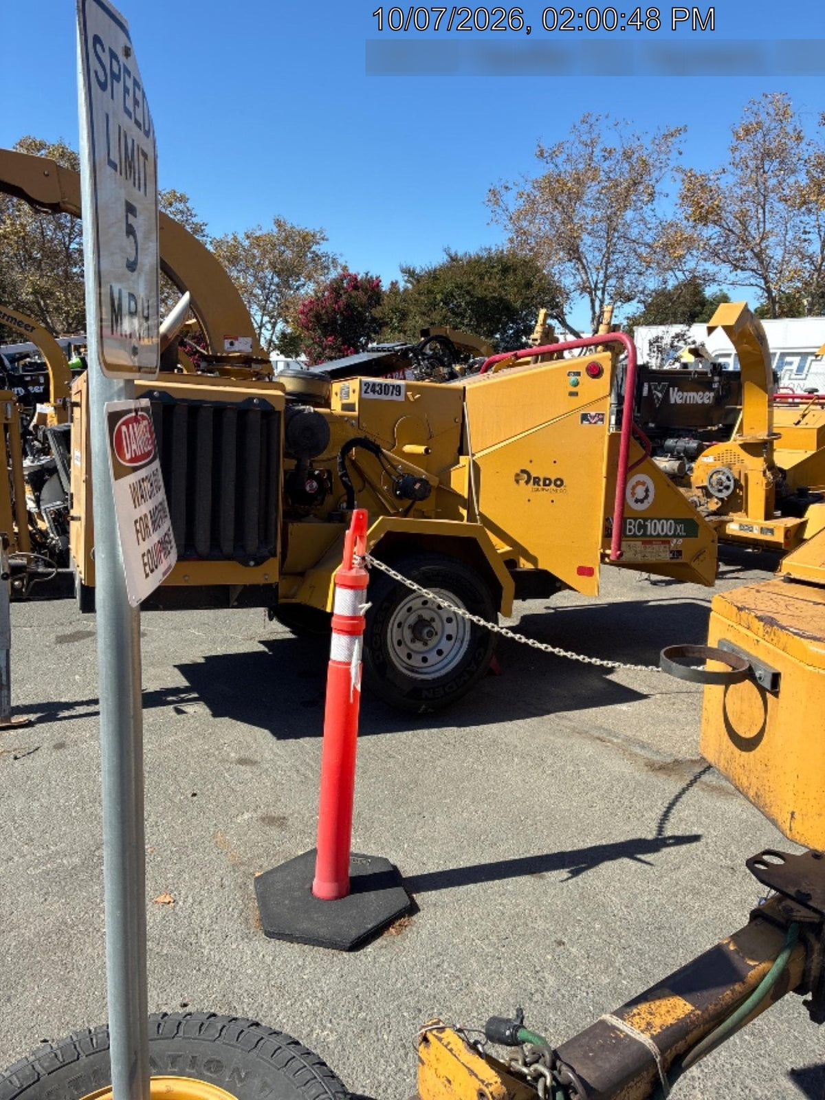 2022 VERMEER BC1000XL Diesel