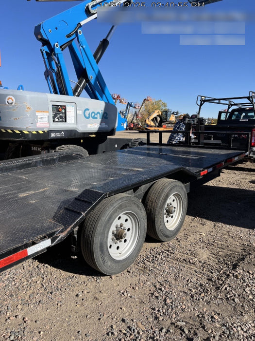 2025 TEXAS PRIDE TRAILERS 21' Lowboy Gravity Tilt Bed 14K Bumper Pull Trailer