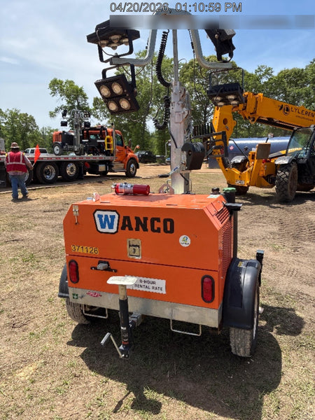 2023 Wanco WLTT-4MM4K Diesel, Deep Sea Controller, Shore Power Plug, Auto Start, (4) 350W LED Floodlights, 4kW Generator, 60 Gal Fuel Tank, 2" Ball, T3