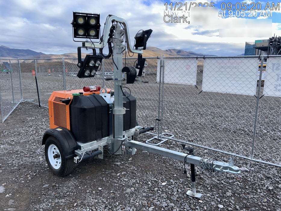 2024 Wanco WLTT-4MM4K Diesel, Deep Sea Controller, Shore Power Plug, Auto Start, (4) 350W LED Floodlights, 4kW Generator, 60 Gal Fuel Tank, 2" Ball, T3