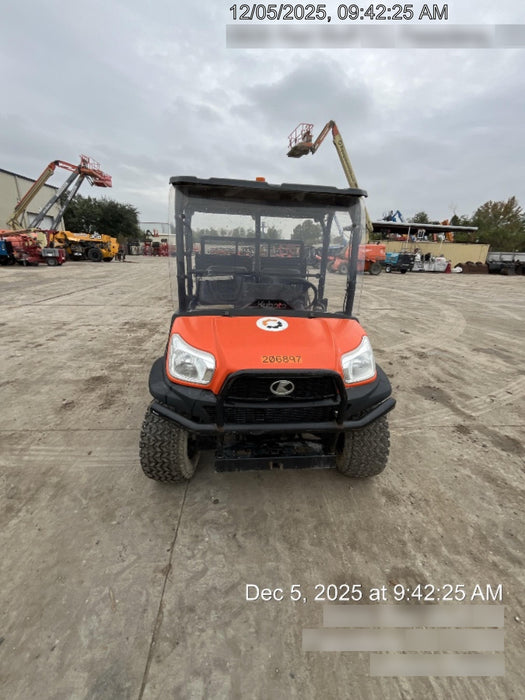 2022 Kubota RTV-X1140W-H Plastic Canopy, Windshield Acrylic Clear, LED Strobe Light, Wire Harness Kit, Back up Alarm