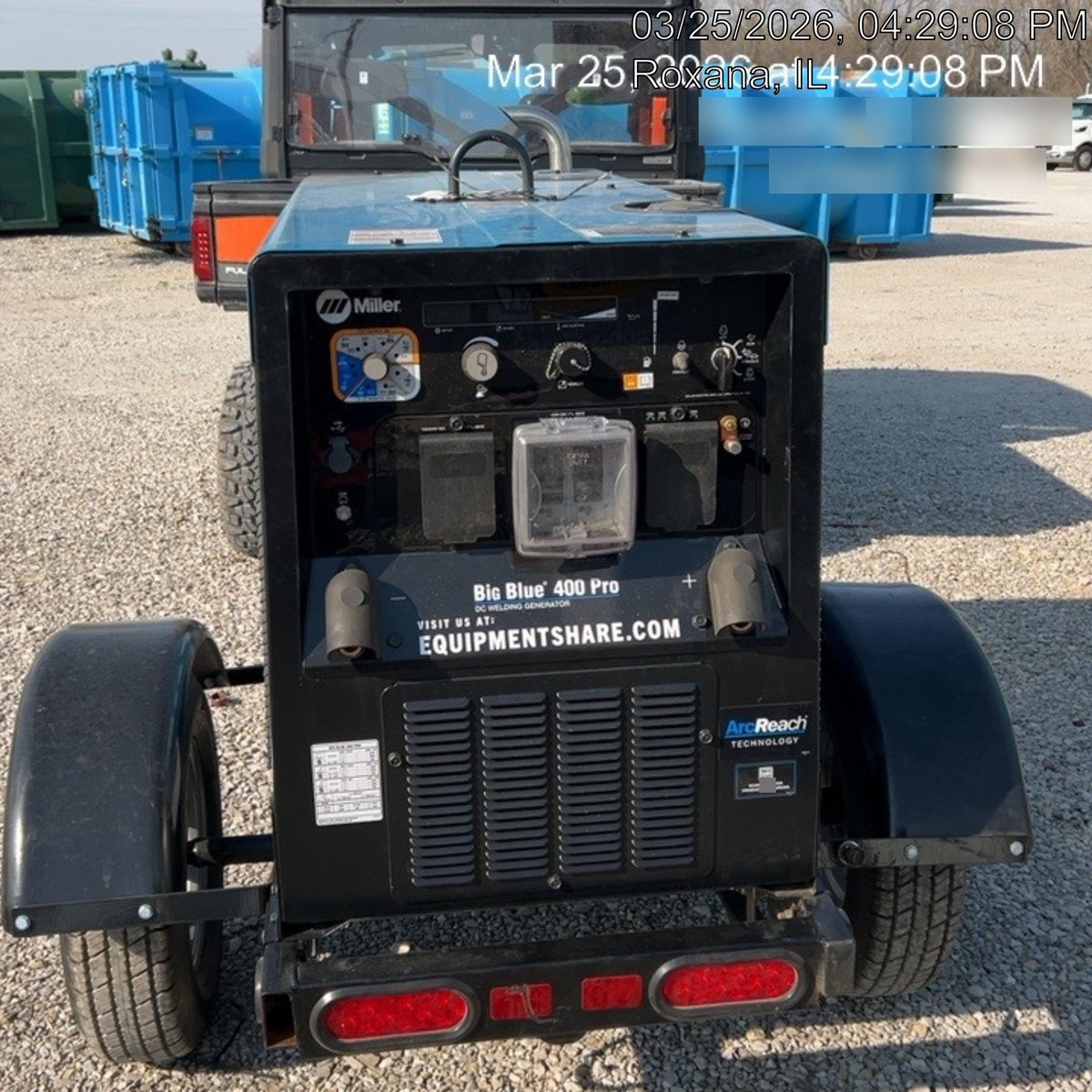 2025 MILLER ELECTRIC BIG BLUE 400