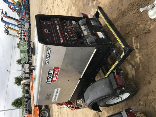 2019 Lincoln Electric Vantage 322 Ready-Pak 3, Two Wheel Trailer, Fender and Light Kit, Cable Rack