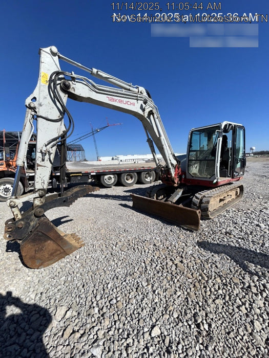 2019 Takeuchi TB290 Takeuchi TB290 Cab/Heat/AC w/Rubber Tracks, Auxiliary Hydraulics, Dozer Blade, Manual QC, 18/24/36" Buckets, Hydraulic Thumb Installed