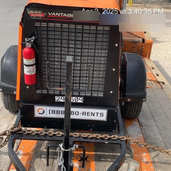 2023 Lincoln Electric Vantage 549X Crosslink Technology, Trailer Mounted, ES Decals, T3