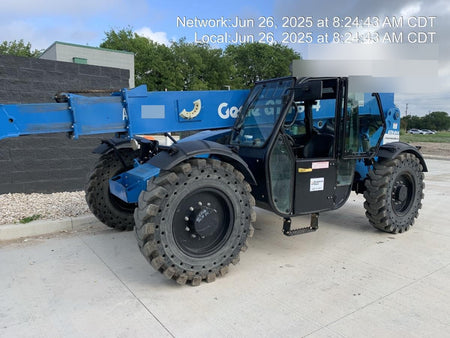 2018 Genie GTH-844 Genie GTH-844 w/Enclosed Cab w/HVAC, Work Lights, Solid Tires, Beacon, 60" Carriage and Forks
