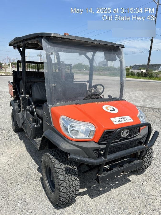 2021 Kubota RTV-X1140W-H Plastic Canopy, Windshield Acrylic Clear, LED Strobe Light, Wire Harness Kit, Back up Alarm