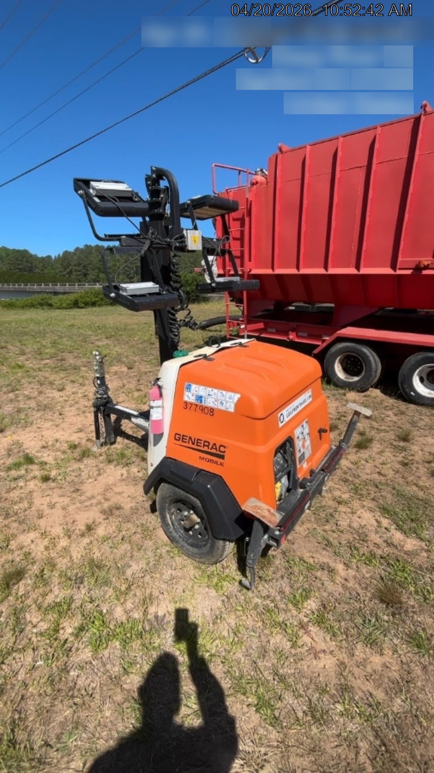 2023 Generac MLT2 Diesel, Flex Switch 120V Input, Powerzone Controller, 
(4) 320W LED Lights, 4kW Generator, 39.9 Gal Fuel Tank, 2" Ball, T3