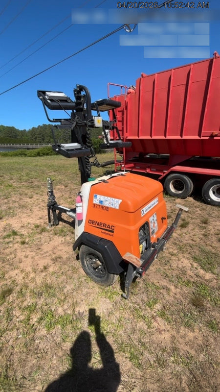 2023 Generac MLT2 Diesel, Flex Switch 120V Input, Powerzone Controller, 
(4) 320W LED Lights, 4kW Generator, 39.9 Gal Fuel Tank, 2" Ball, T3