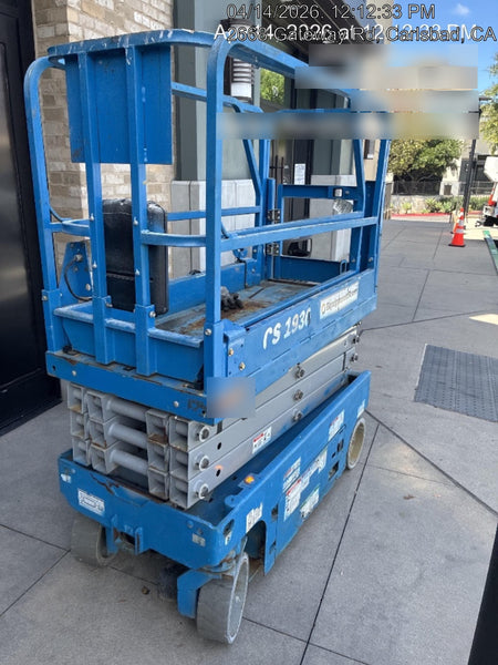2020 Genie GS-1930 Solid Non Marking Tires, Beacon, Folding rails with half height swing gate