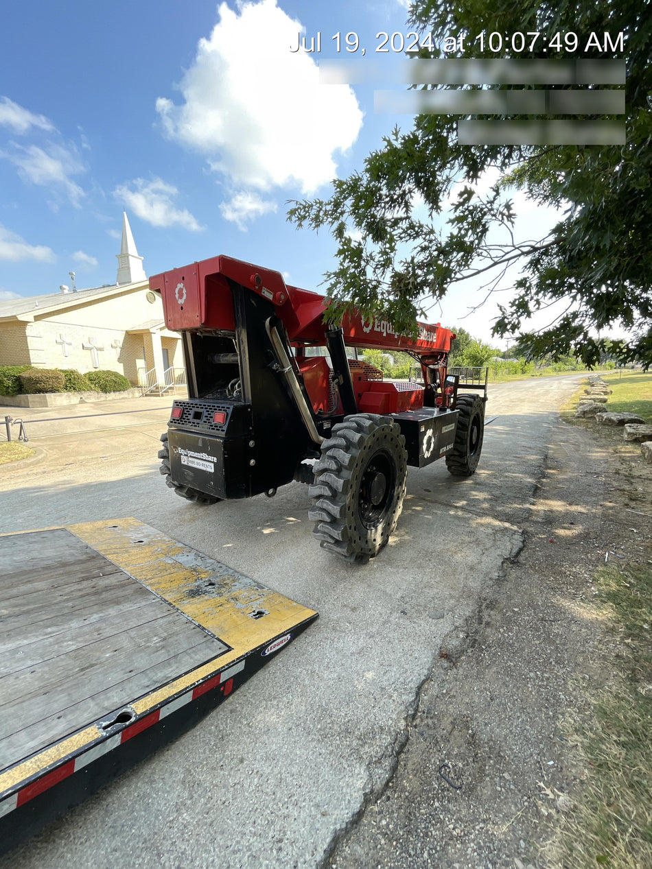 2019 Manitou MTA8044 Manitou MTA8044 w Cab/Heat/AC, Work Lights/Strobe, Aux Hyd, Solid Tires, Lift Hook, 66" Carriage, 48" Forks