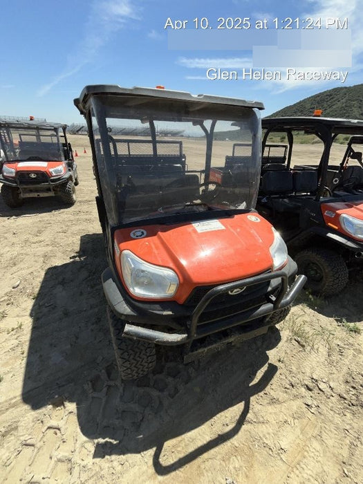 2022 Kubota RTV-X1140W-H Plastic Canopy, Windshield Acrylic Clear, LED Strobe Light, Wire Harness Kit, Back up Alarm
