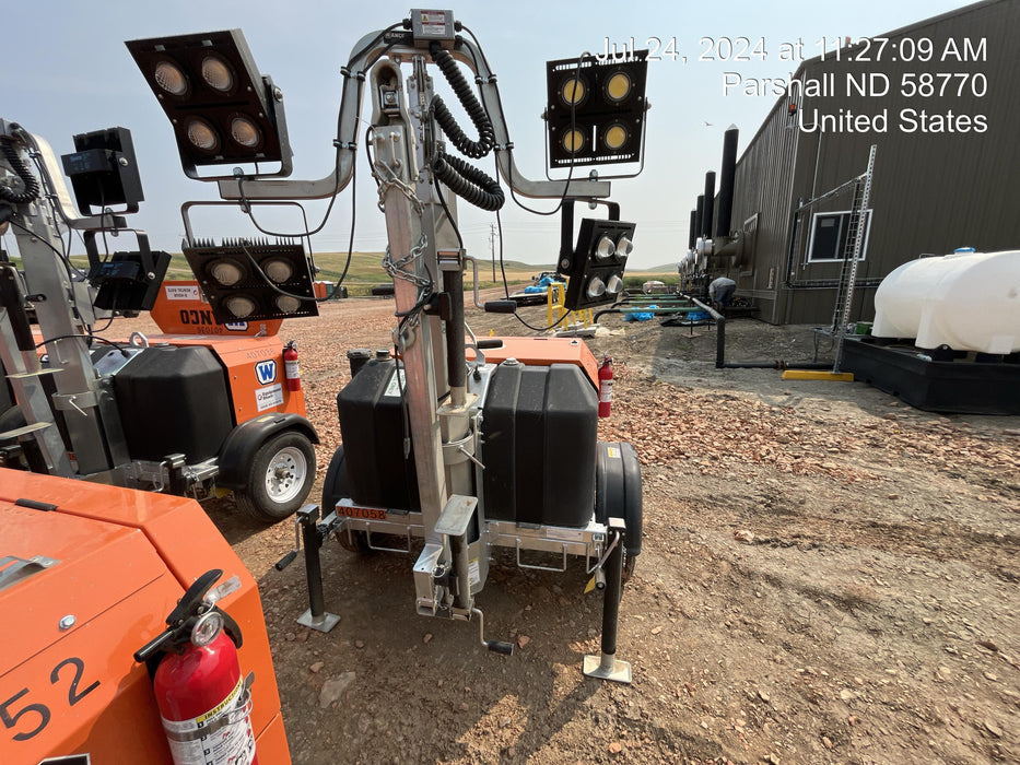 2024 Wanco WLTT-4MM4K Diesel, Deep Sea Controller, Shore Power Plug, Auto Start, (4) 350W LED Floodlights, 4kW Generator, 60 Gal Fuel Tank, 2" Ball, T3