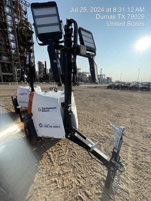 2024 Generac MLT2 Diesel, Flex Switch 120V Input, Powerzone Controller, 
(4) 320W LED Lights, 4kW Generator, 39.9 Gal Fuel Tank, 2" Ball, T3