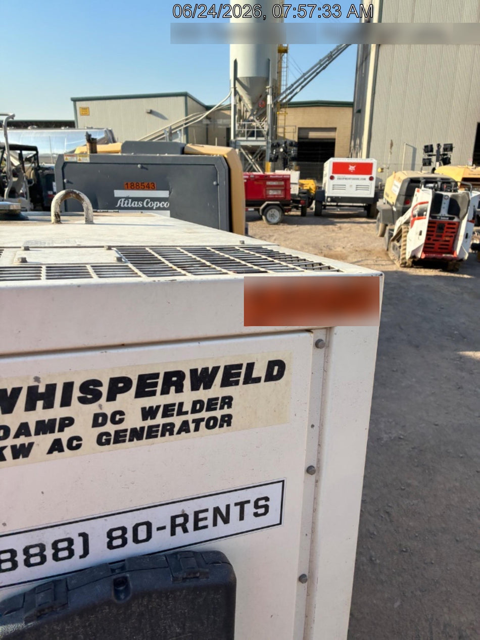 2020 Multiquip DLW400ESA4 400 amp Welder, 14kW, 120/240V, T4F Kubota, Trailer