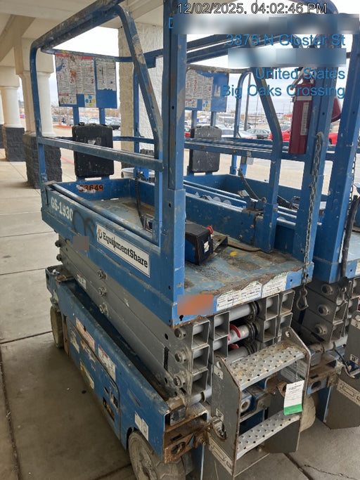 2019 Genie GS-1930 Fixed Rails with Chain Entry