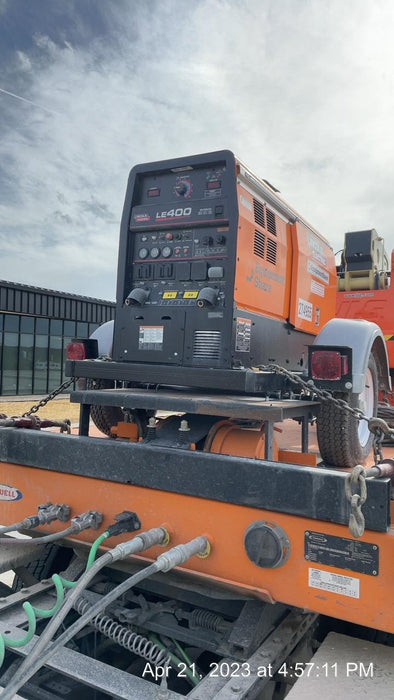 2022 Lincoln Electric LE400 Kubota V1505, Trlr, Cable Rack, Light Kit, ES Decals, T3