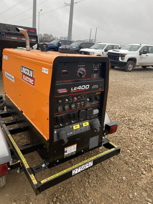 2022 Lincoln Electric LE400 Kubota V1505, Trlr, Cable Rack, Light Kit, ES Decals, T3