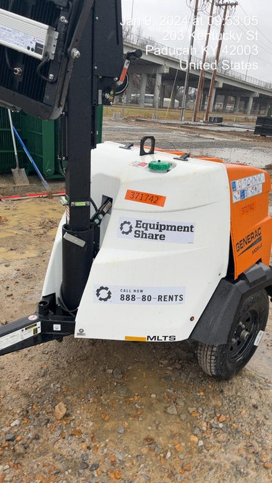 2023 Generac MLT2 Diesel, Flex Switch 120V Input, Powerzone Controller, 
(4) 320W LED Lights, 4kW Generator, 39.9 Gal Fuel Tank, 2" Ball, T3