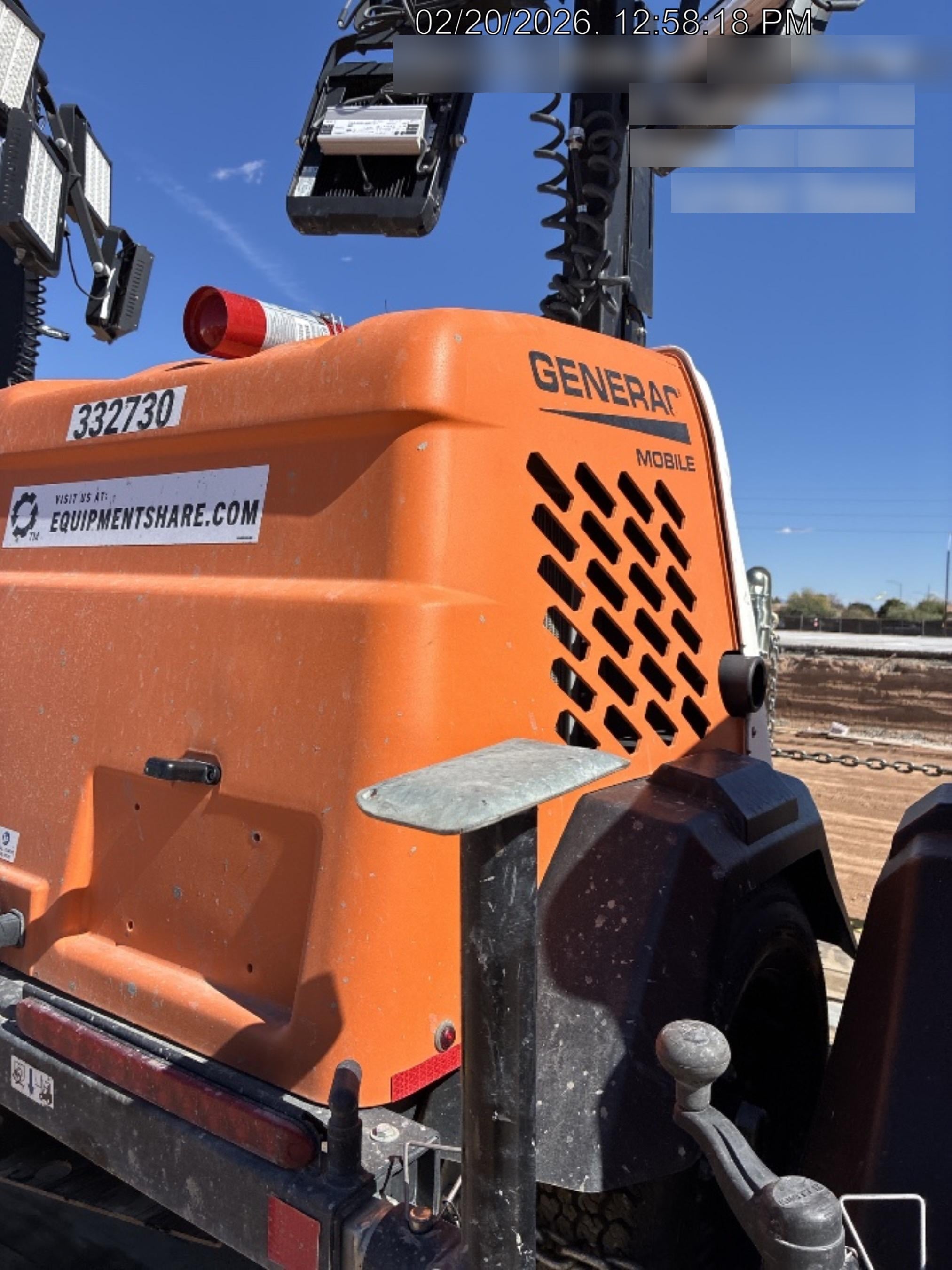 2023 Generac MLT2 Diesel, Flex Switch 120V Input, Powerzone Controller, (4) 320W LED Lights, 4kW Generator, 39.9 Gal Fuel Tank, 2" Ball, T3