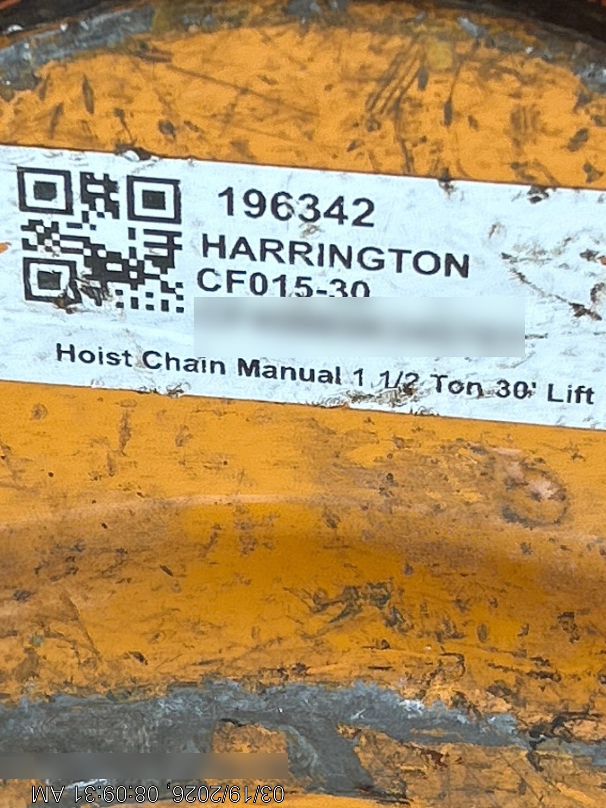 2021 HARRINGTON CF015-30