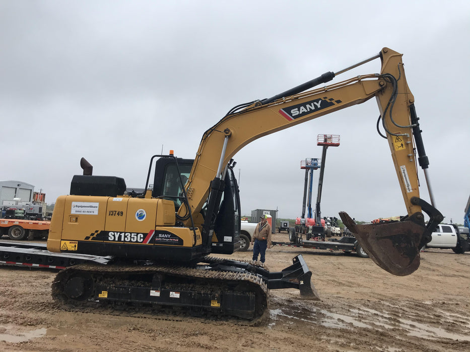 Sany SY135C SY135 Tier 4 - Cab, Hydraulic QC, Hydraulic Breaker, 36" HD Sany Bucket, 42" HD Sany Bucket, 24" HD Sany Bucket