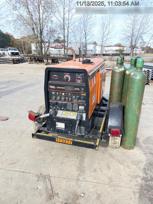 2021 Lincoln Electric Vantage 322 Vantage 322 Ready Pak 3 w/ Decals, ORANGE (includes trailer, cable rack, fender light kit) NO Telematics