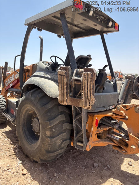 2019 Case 580N EP Canopy, 4WD, GP Front Bucket, Standard Stick, 2-Way Aux Hydraulics, ISO Controls