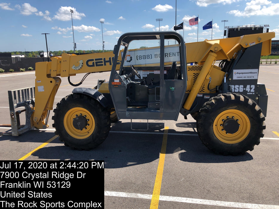 2015 Gehl RS6-42 Standard Rental Specs