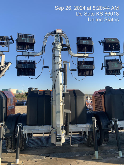 2024 Wanco WLTT-4MM4K Diesel, Deep Sea Controller, Shore Power Plug, Auto Start, (4) 350W LED Floodlights, 4kW Generator, 60 Gal Fuel Tank, 2" Ball, T3