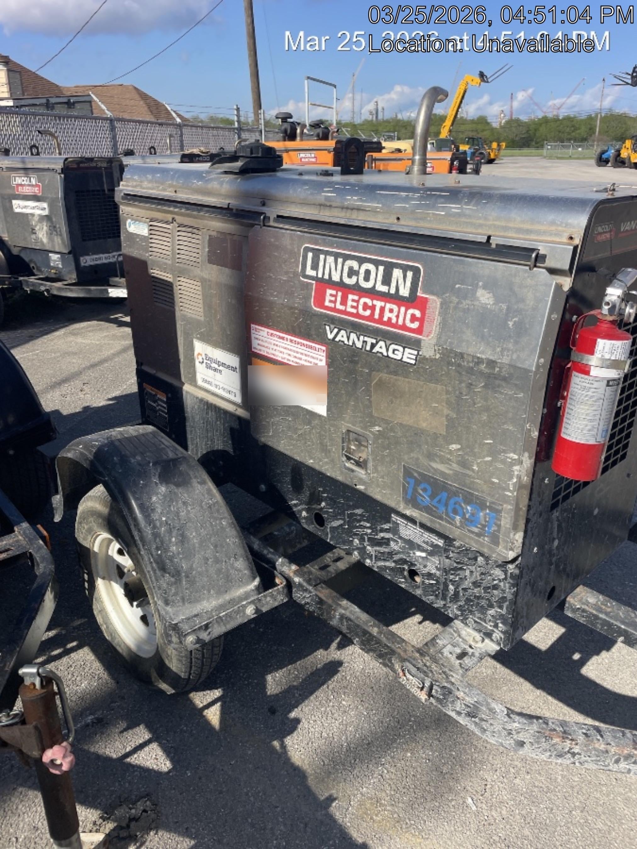 2021 Lincoln Electric Vantage 322 Ready Pak 3
