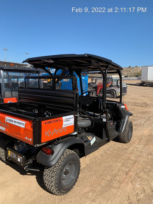 2022 Kubota RTV-X1140W-H Plastic Canopy, Windshield Acrylic Clear, LED Strobe Light, Wire Harness Kit, Back up Alarm