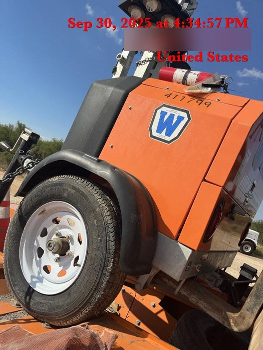 2024 Wanco WLTT-4MM4K Diesel, Deep Sea Controller, Shore Power Plug, Auto Start, (4) 350W LED Floodlights, 4kW Generator, 60 Gal Fuel Tank, 2" Ball, T3