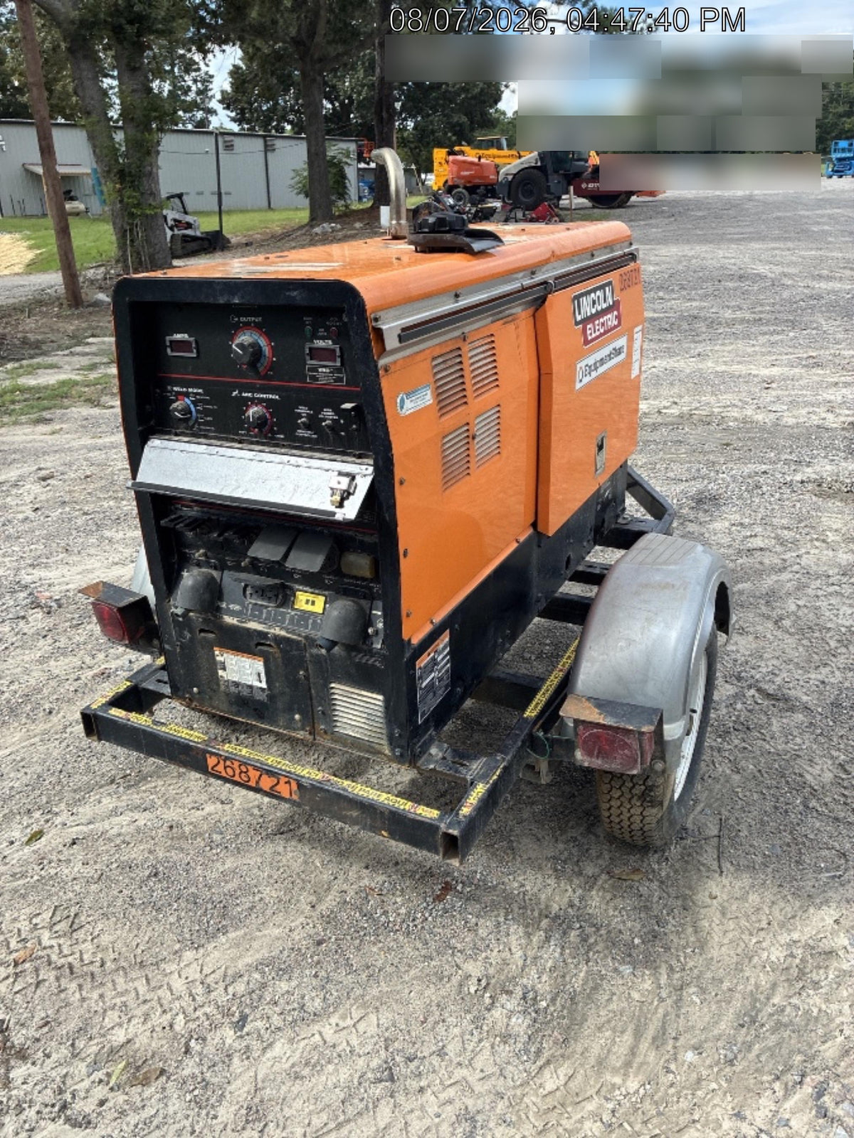 2022 Lincoln Electric LE400 Kubota V1505, Trlr, Cable Rack, Light Kit, ES Decals, T3