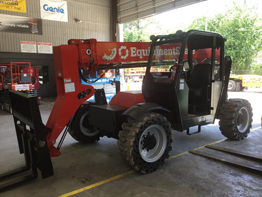 2019 Manitou MTA6034 Canopy, LED Work Lights, Solid Tires, Beacon, Auxiliary Hydraulics 48" Carriage and 48" Forks