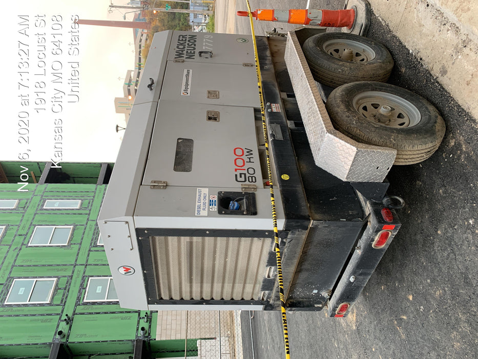 2018 WACKER NEUSON G100