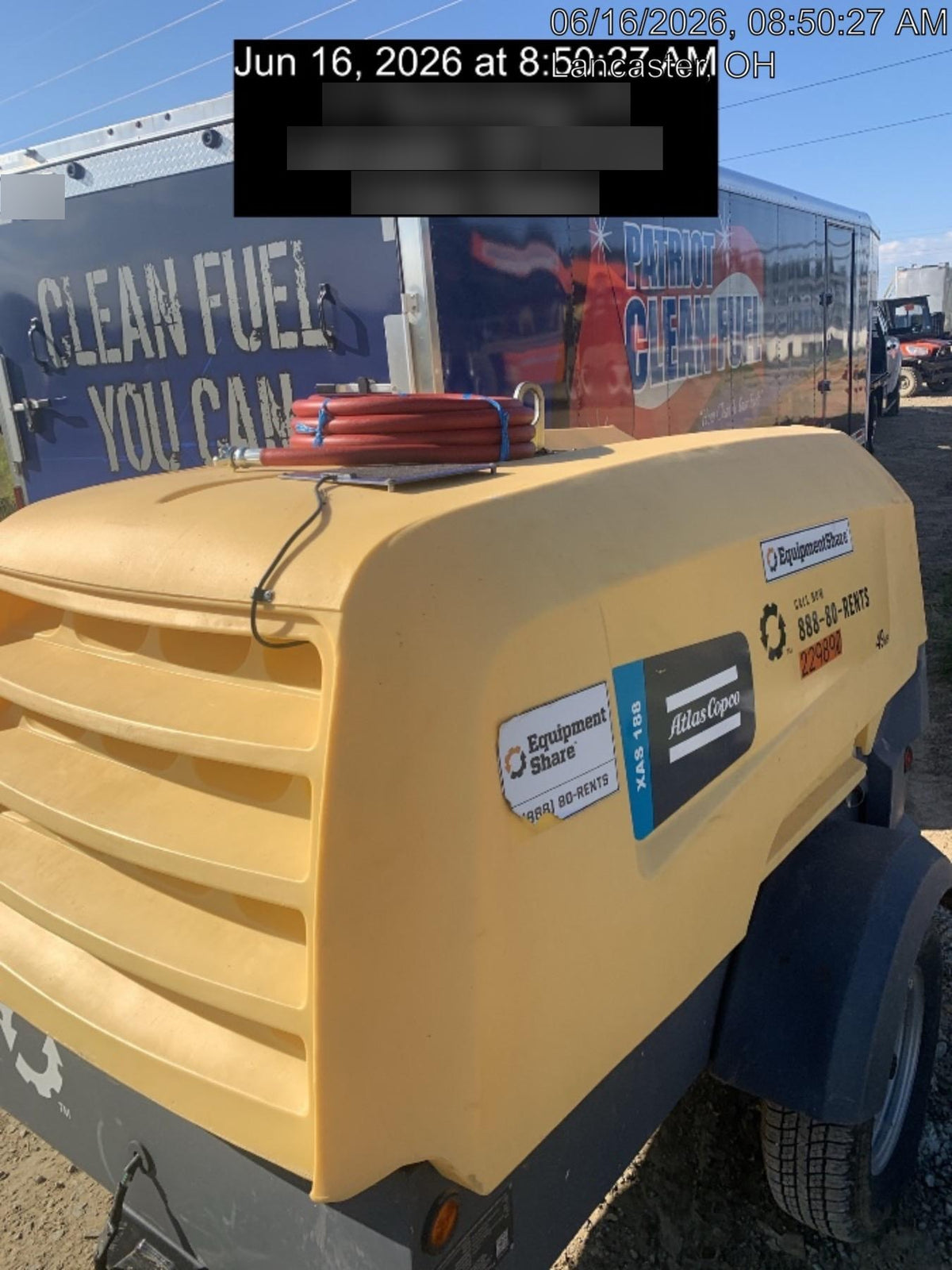 2022 ATLAS COPCO XAS188 CWK