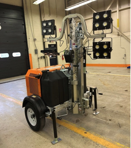 2024 Wanco WLTT-4MM4K Diesel, Deep Sea Controller, Shore Power Plug, Auto Start, (4) 350W LED Floodlights, 4kW Generator, 60 Gal Fuel Tank, 2" Ball, T3