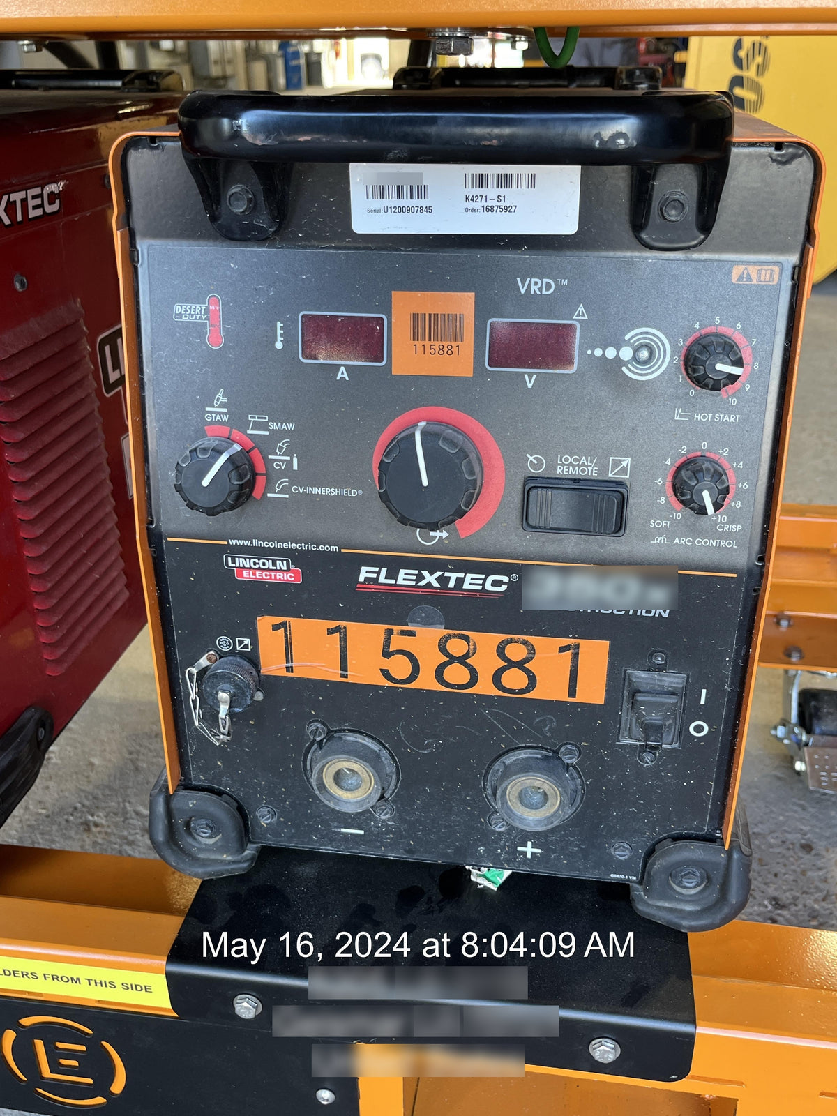 2020 LINCOLN ELECTRIC FLEXTEC 350X