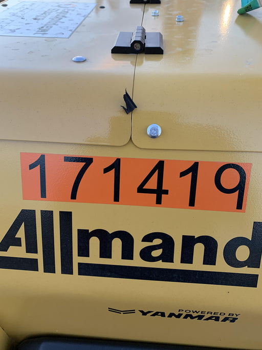 2021 Allmand NLV3GR (4) LED Light Fixture 350W, 23' Vertical Mast, 3kW Prime, Towable, Deep Sea L401, Leveling Jacks, Yanmar T4F 5.8hp