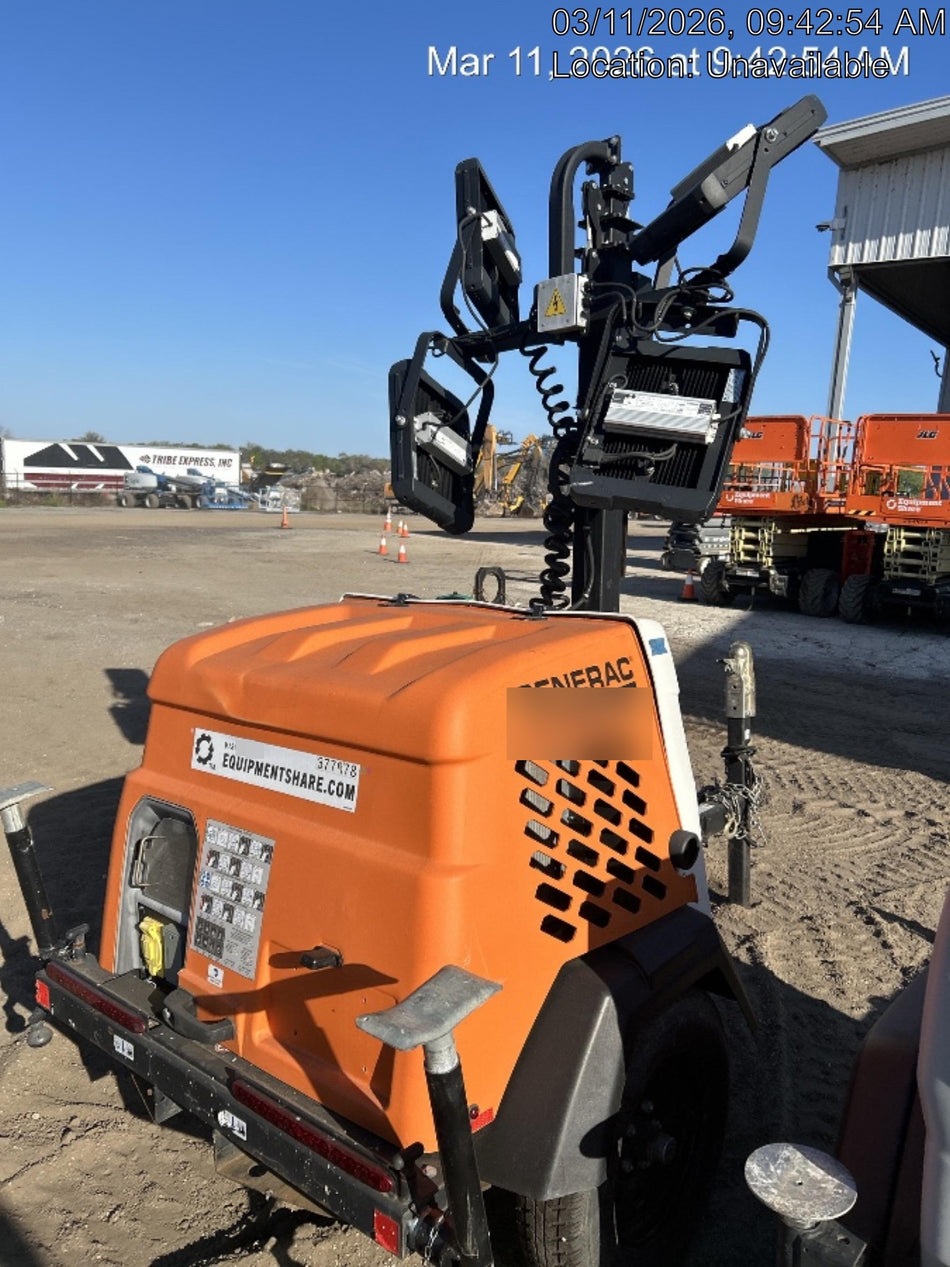 2023 Generac MLT2 Diesel, Flex Switch 120V Input, Powerzone Controller, 
(4) 320W LED Lights, 4kW Generator, 39.9 Gal Fuel Tank, 2" Ball, T3