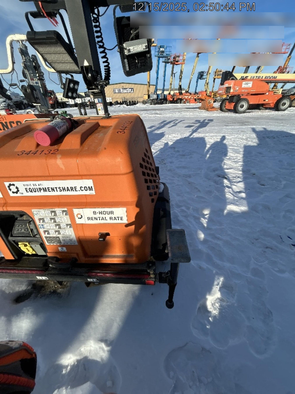 2023 Generac MLT2 Diesel, Flex Switch 120V Input, Powerzone Controller, (4) 320W LED Lights, 4kW Generator, 39.9 Gal Fuel Tank, 2" Ball, T3