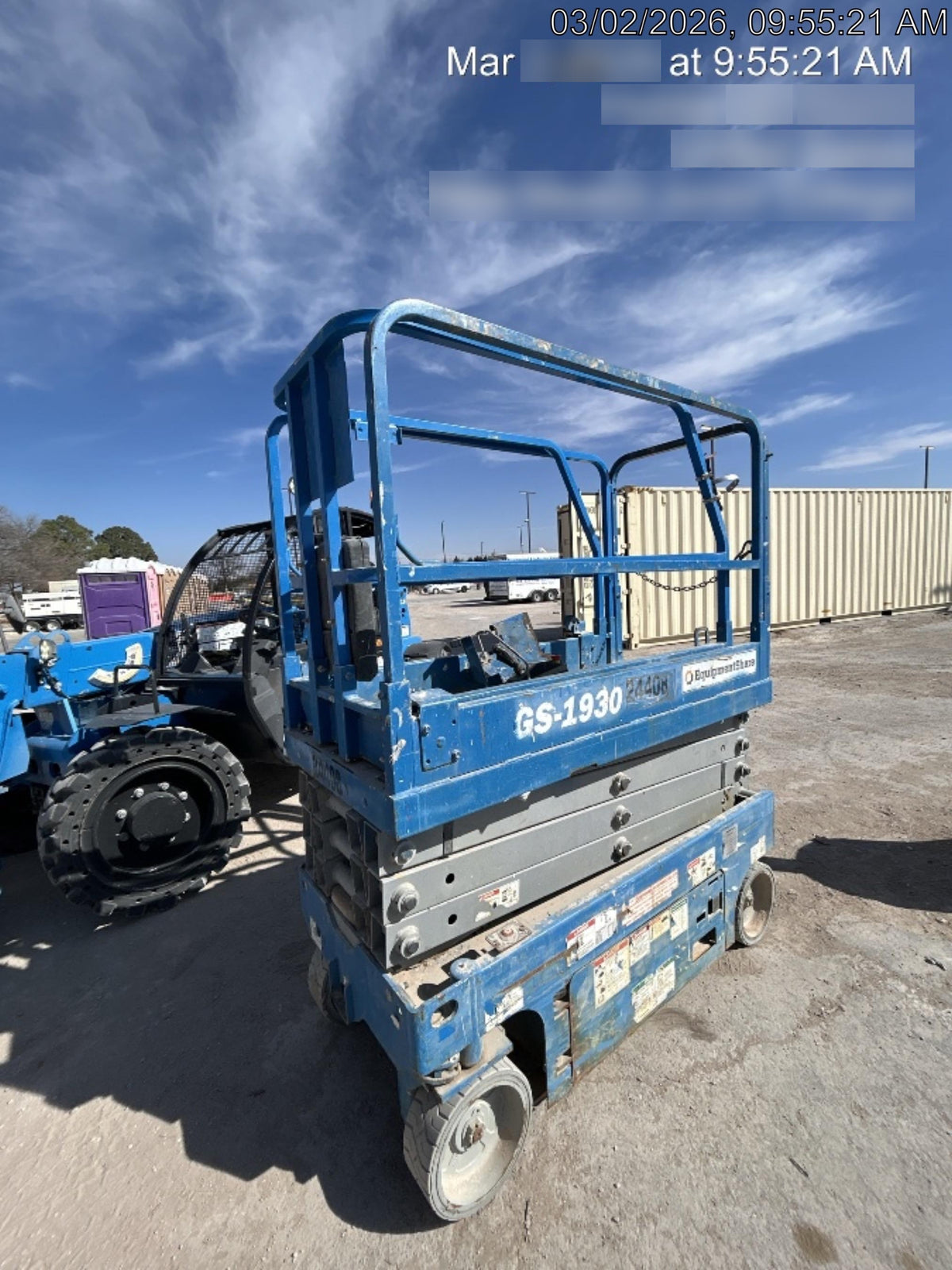 2019 Genie GS-1930 Genie GS-1930 Scissor Lift w/Standard Options