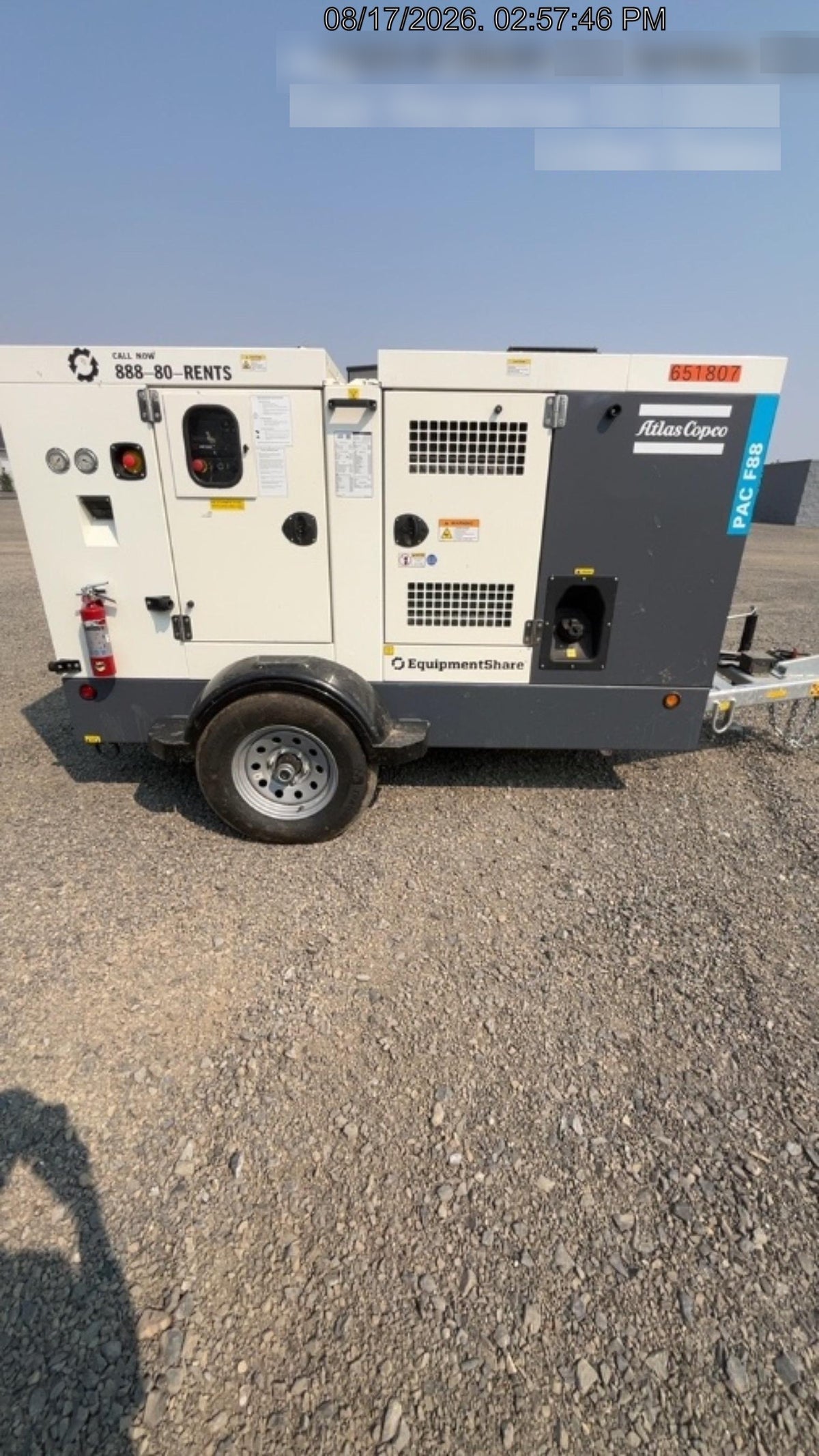 2026 ATLAS COPCO PAC F88 JD-S