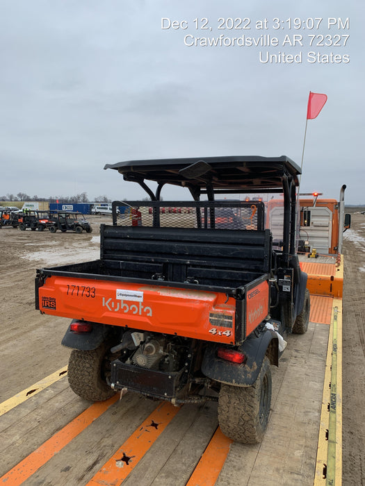 2021 Kubota RTV-X1140W-H Plastic Canopy, Windshield Acrylic Clear, LED Strobe Light, Wire Harness Kit, Back up Alarm