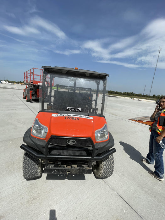 2021 Kubota RTV-X1140W-H Plastic Canopy, Windshield Acrylic Clear, LED Strobe Light, Wire Harness Kit, Back up Alarm