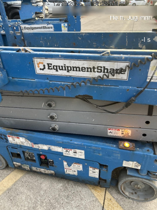 2019 Genie GS-1930 Fixed Rails with Chain Entry