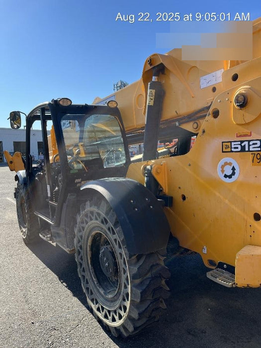 2020 JCB 512-56 Canopy, 74Hp, Solid Tires, Work Lights, Beacon, Aux Hydraulics, Back up Alarm, Lifting Eye, ES Decals