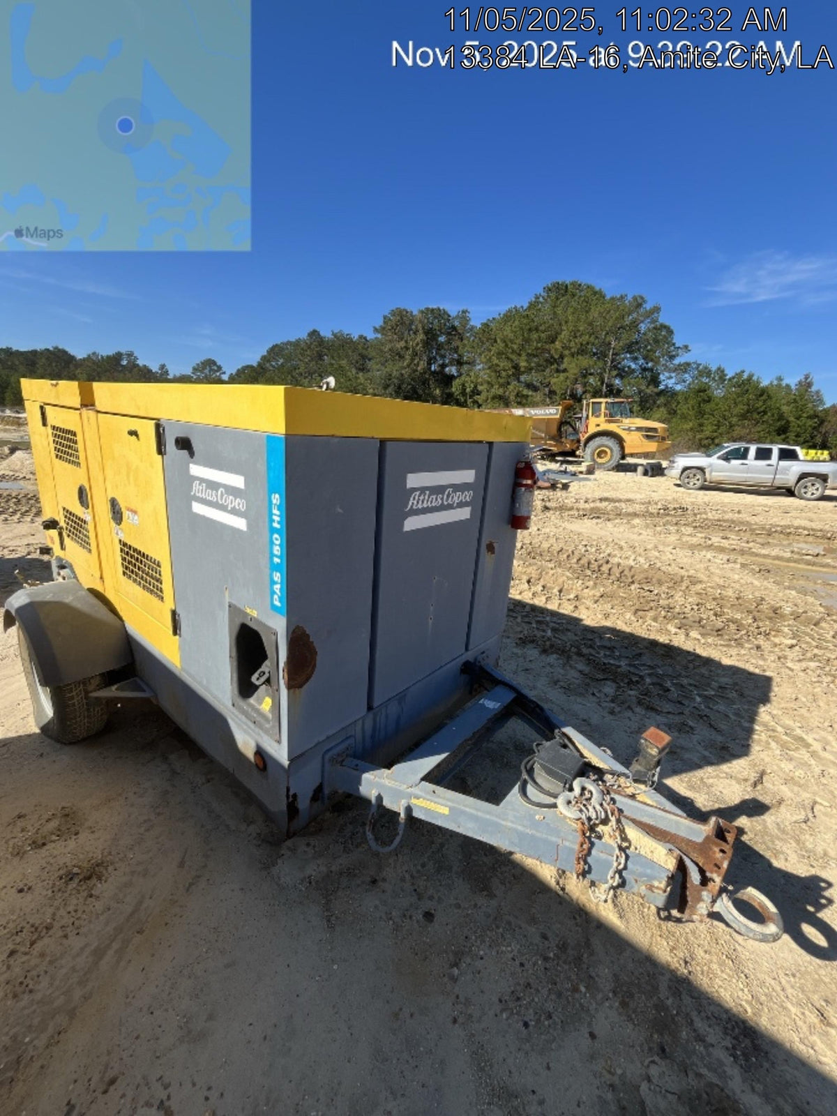 2020 ATLAS COPCO PAS 150 HF CS Enclosed