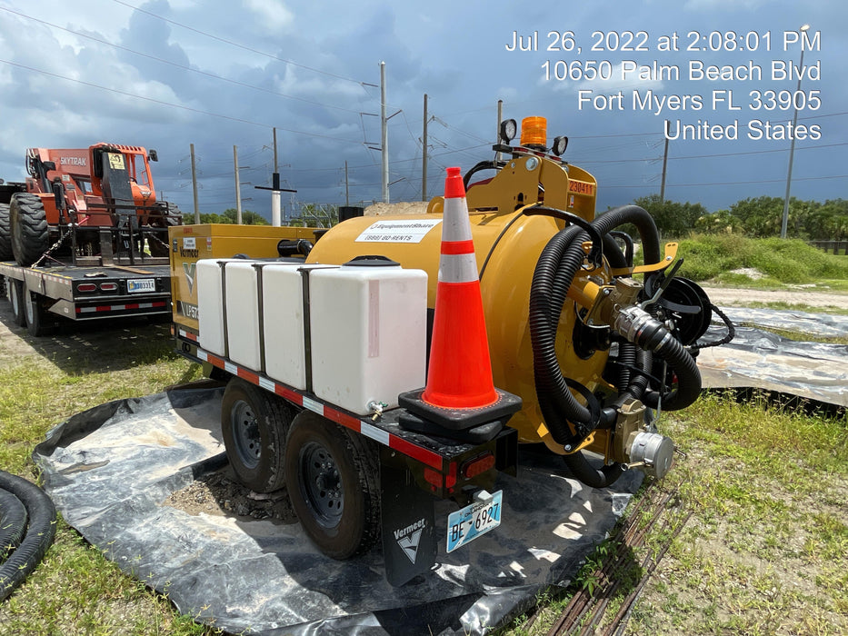 2022 Vac-Tron LP573XDT T4 Koehler Diesel Engine, 500 Gallon Debris Tank, x2 100 Gallon Water Tanks